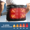 HONGJING Massage Back Brace, Red Light Heating for Lower Back