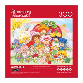 RoseArt - Strawberry Shortcake - Strawberry Shortcake and Friends - 300 Piece Jigsaw Puzzle for Adults