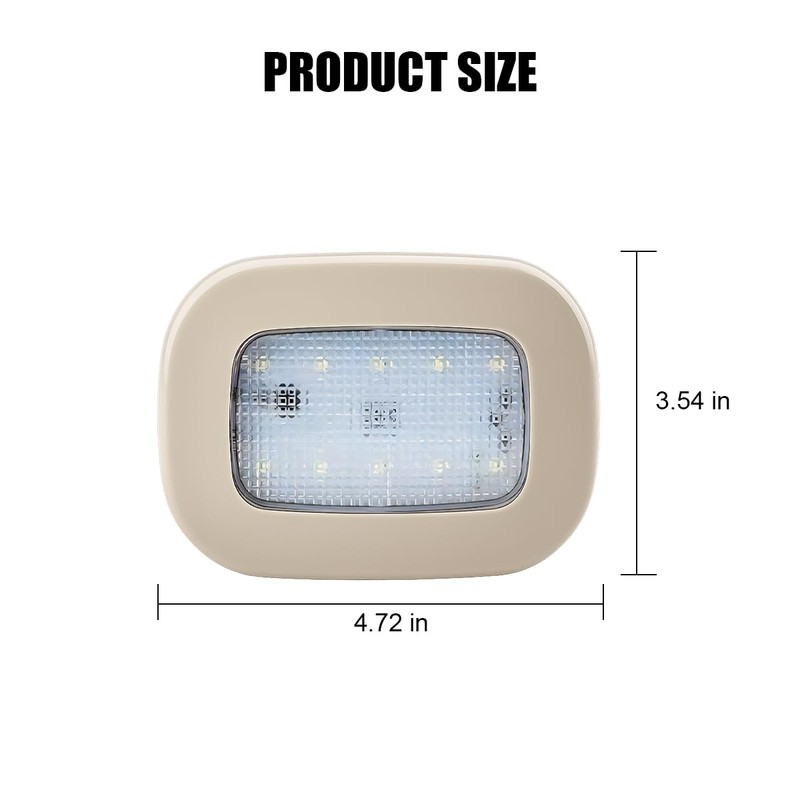 Car Interior Ceiling Roof Light, Magnetic Wireless LED Vehicle Dome