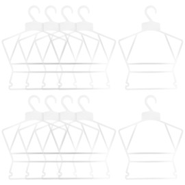 CAXUSD Baby Clothes Hangers Plastic Kids Hangers for Infant Clothes Drying Rack Non-Slip Toddler Organizer Space Saving