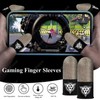 BlueWow Silver Fiber Gaming Finger Sleeves | Seamless & Ultra-Sensitive