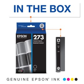 EPSON T273 Claria Ink Standard Capacity (T273020) for Select Epson Expression Premium Printers ,Black
