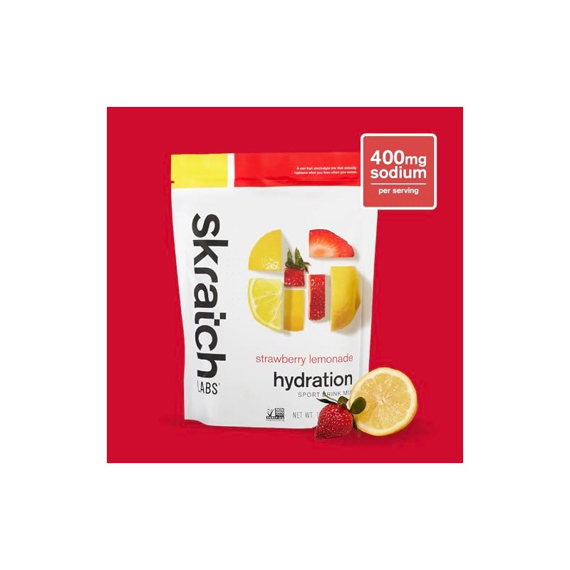 Skratch Labs Bebida Desportiva Hidratante 440gr - Sabor Limonada De