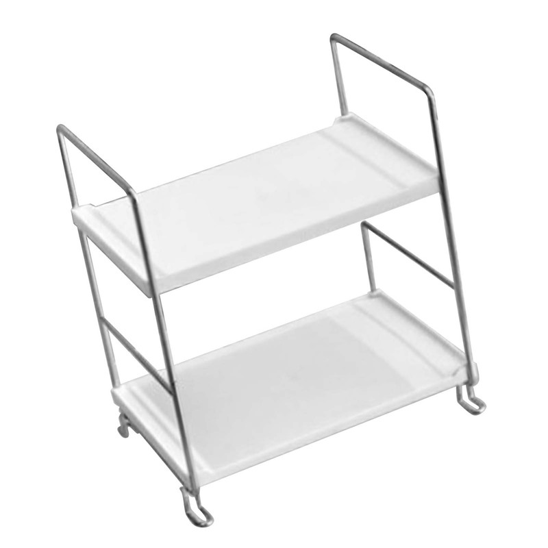2 Tier Countertop Organizer Nordic Style Large Space Removable Cabinet