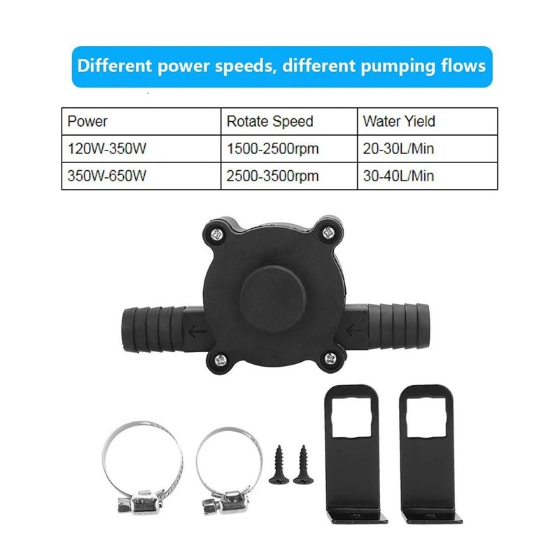 2 Pack Electric Drill Pump for Water Gasoline Oil Diesels