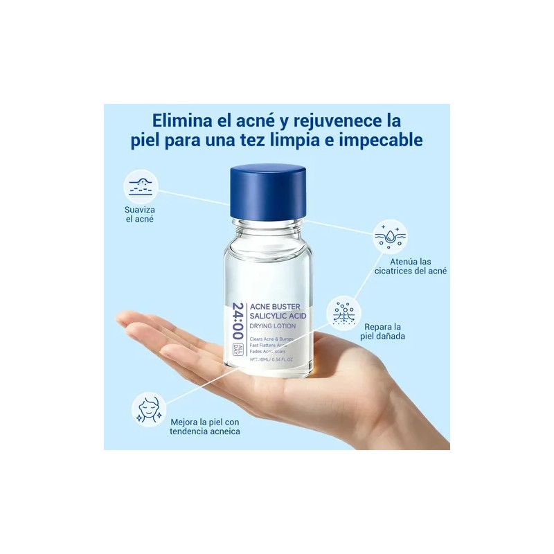 Acne Buster Loción Secante Con Ácido Salicílico 10ml Todo Tipo