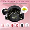 UV Lamp for Gel Nails, 220 W Professional Fast UV