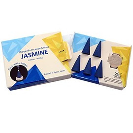 SHOYEIDO Jasmine Incense Cones, 5-Cone Set