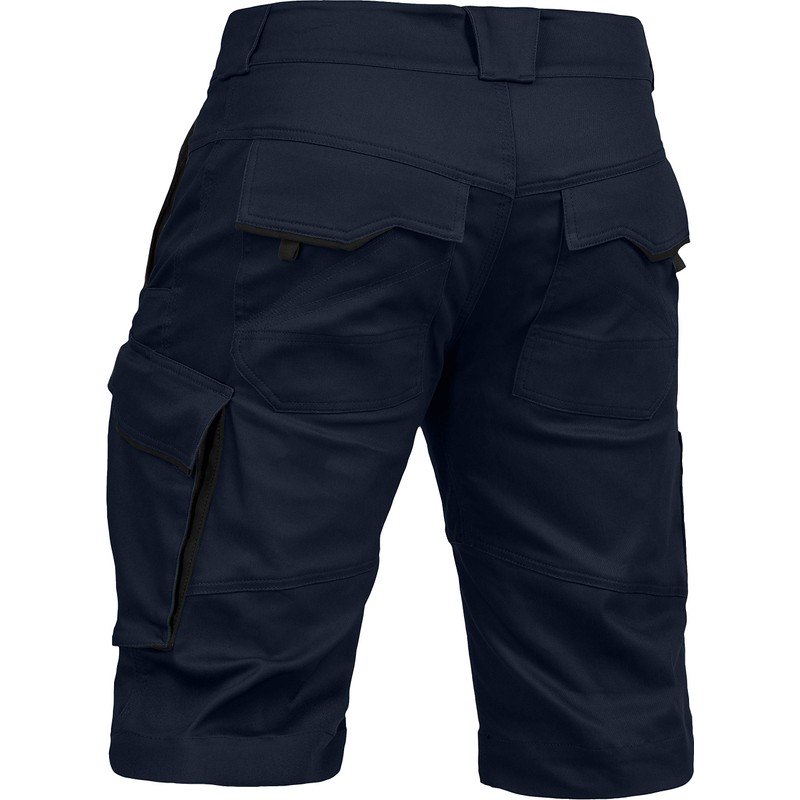 Leib Wächter Flex-Line Men's Work Shorts Navy/Black Flexible with Spandex,