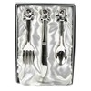 Silver Plated Teddy Cutlery Set - Lovely Gift for New