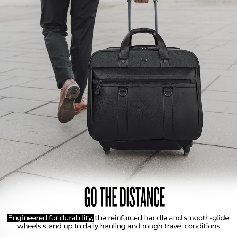 Solo New York Rolling Case with Wheels - Roller Laptop