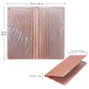 LumiMokki Premium Leather Car Registration & Insurance Card Holder with