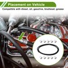 HOPESPANNER 1/4" Fuel Line Kit 10ft Vacuum Hose Automotive Fuel