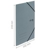 VON Leitz Pack of 5 A4 Corner Folder with Elastic