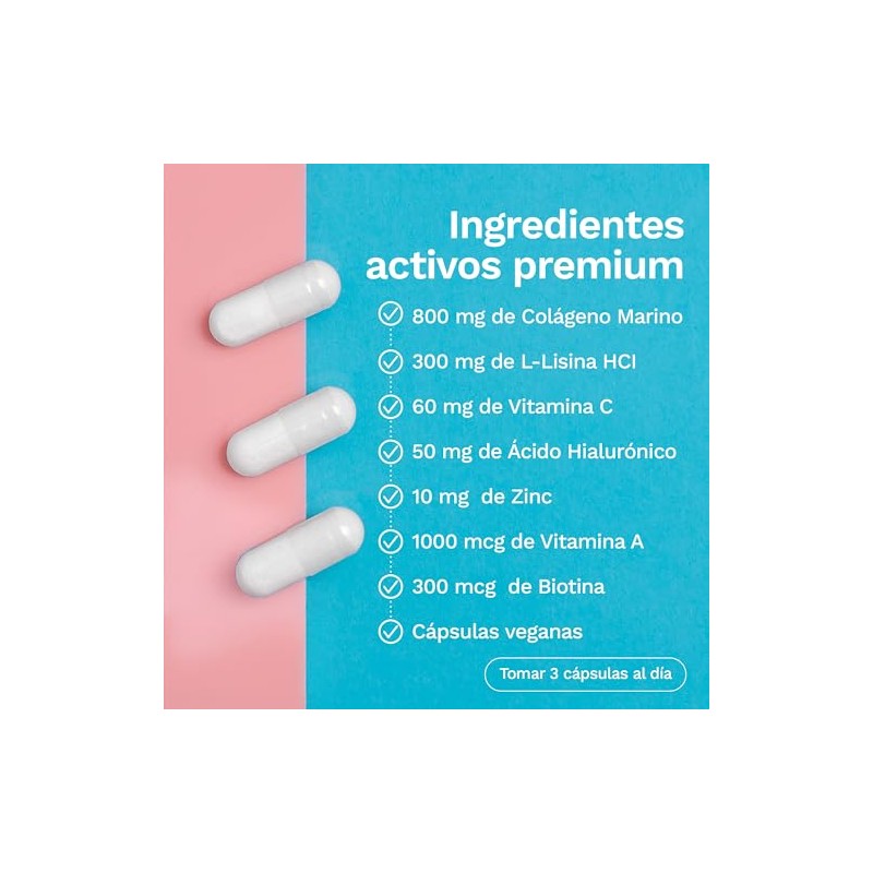 Multivitamínico 7 en 1 Colágeno Marino Piel y Cabello Glow