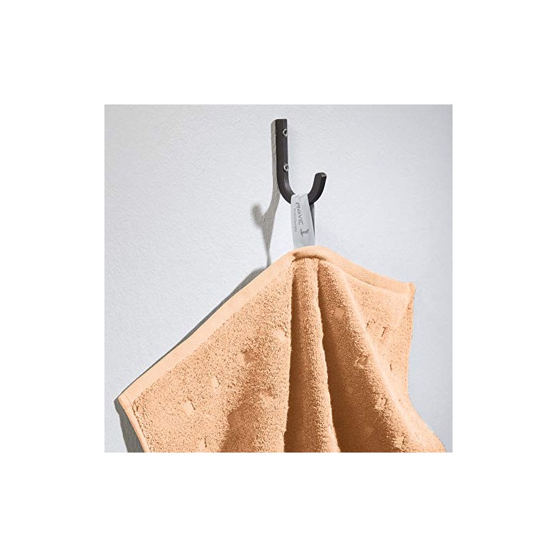 Möve Quadretti Guest Towel Set of 2 Terry Sand-Apricot Size