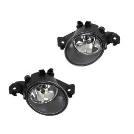 Clear Lens Halogen Fog Light Replacement for Sentra Maxima Altima Rogue & Infiniti M35 M45 G37 JX35 QX60 w/ H11 Lamp Bulbs NI2593117, NI2592117