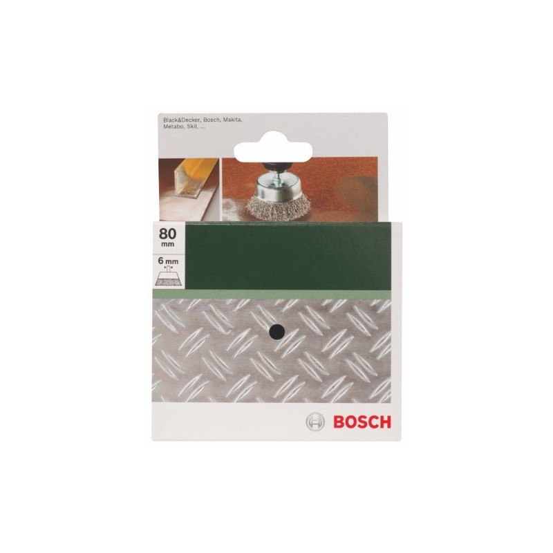 Bosch 2609256520 6 x 80 mm Wire Cup Brush Crimped