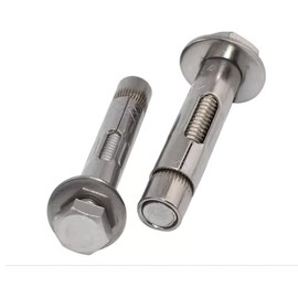 M10*80MM Expansion Bolts,4Pcs Expansion Screw Bolts,201 Stainless Steel Hex Expansion Screws,Heavy Duty Fixing Anchor,for Concrete,Masonryand Brick Wall