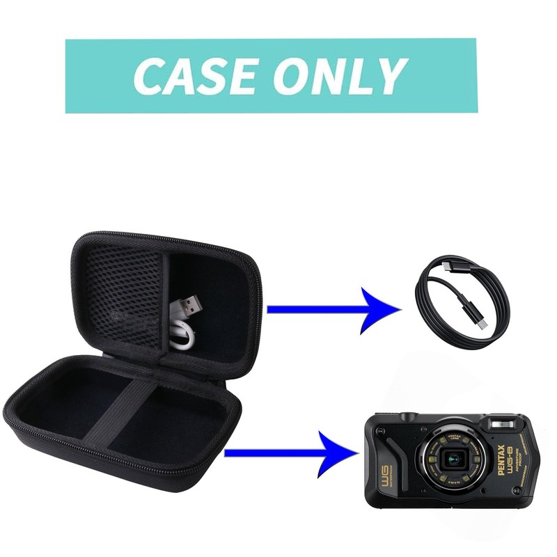 WERJIA Storage Case Compatible with Pentax PENTAX WG-1000 Waterproof Digital