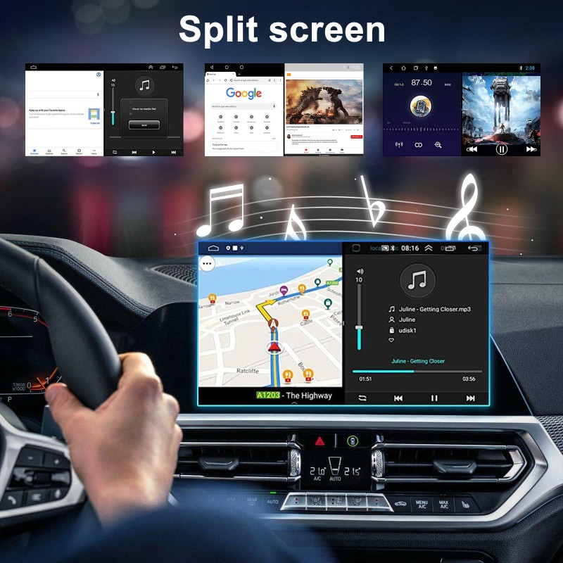 For 2015-2018 Toyota Sienna Carplay Car Stereo Radio GPS NAVI