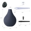 TopQuaFocus Kit de pera para enema de 236 ml (8