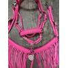 small Pony or miniature horse hot pink fringe pony tack