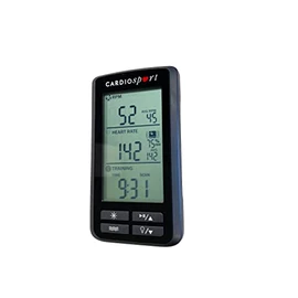 CARDIOSPORT Wireless Bike Computer for Indoor Exercise Bike, Waterproof, with Large Backlit Display, Cycling Odometer, RPM, Heart Rate, ANT+ connectivity