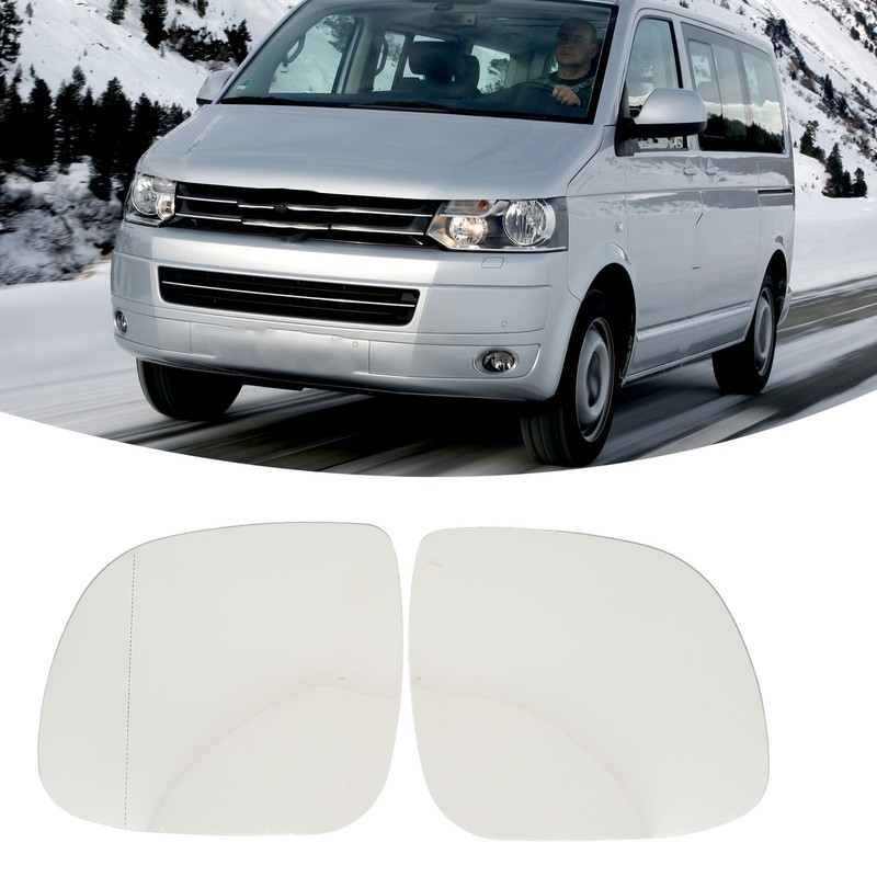 1Pair Heated Side Mirror Glass 7H1857521N Anti Fog and Frost
