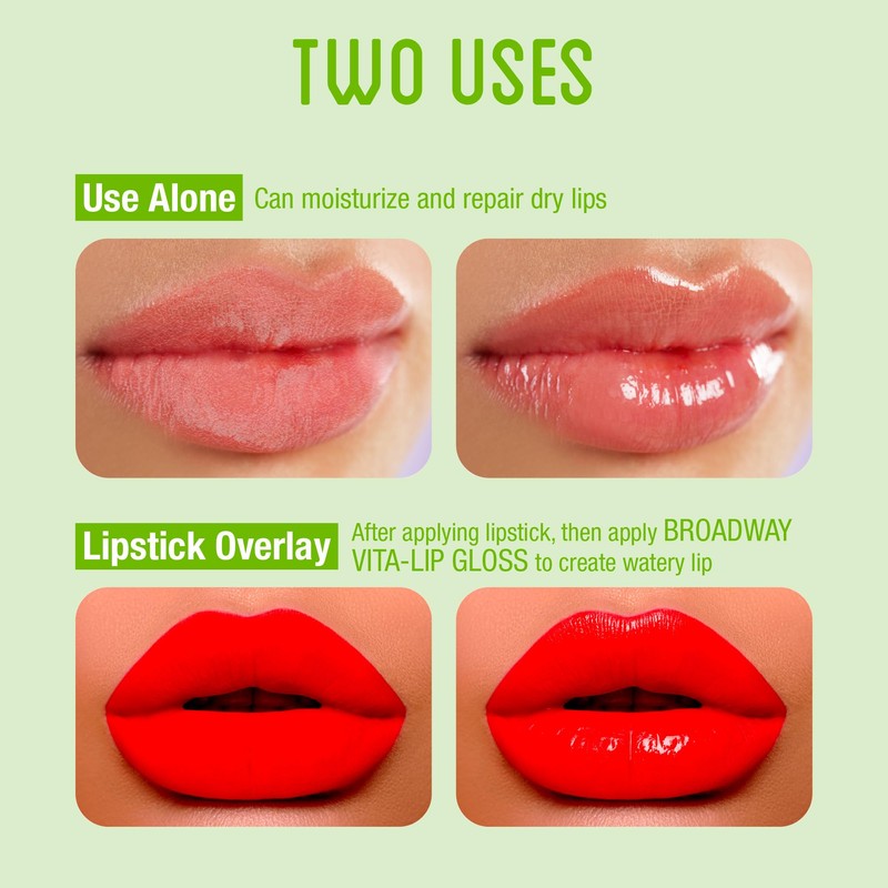 Ruby Kisses Broadway Vita-Lip Clear Lip Gloss (Mint Oil 3