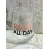 Cristar Rose All Day 16.6 oz. Tumbler Seamless Inspirational Clear
