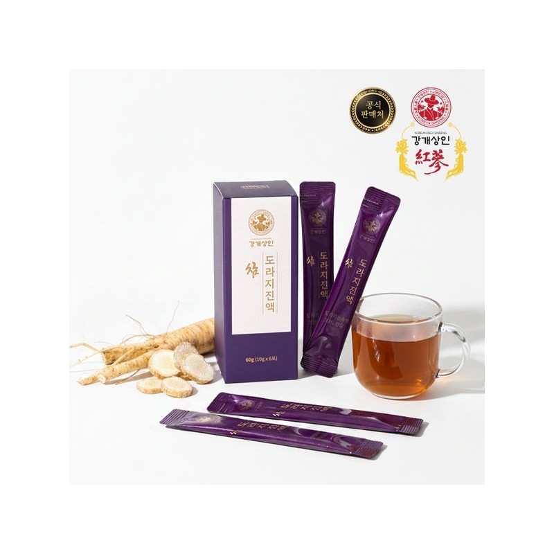 강개상인 참도라지진액(10g x 72포) 3년근 하루 한 포 스틱으로 간편하게