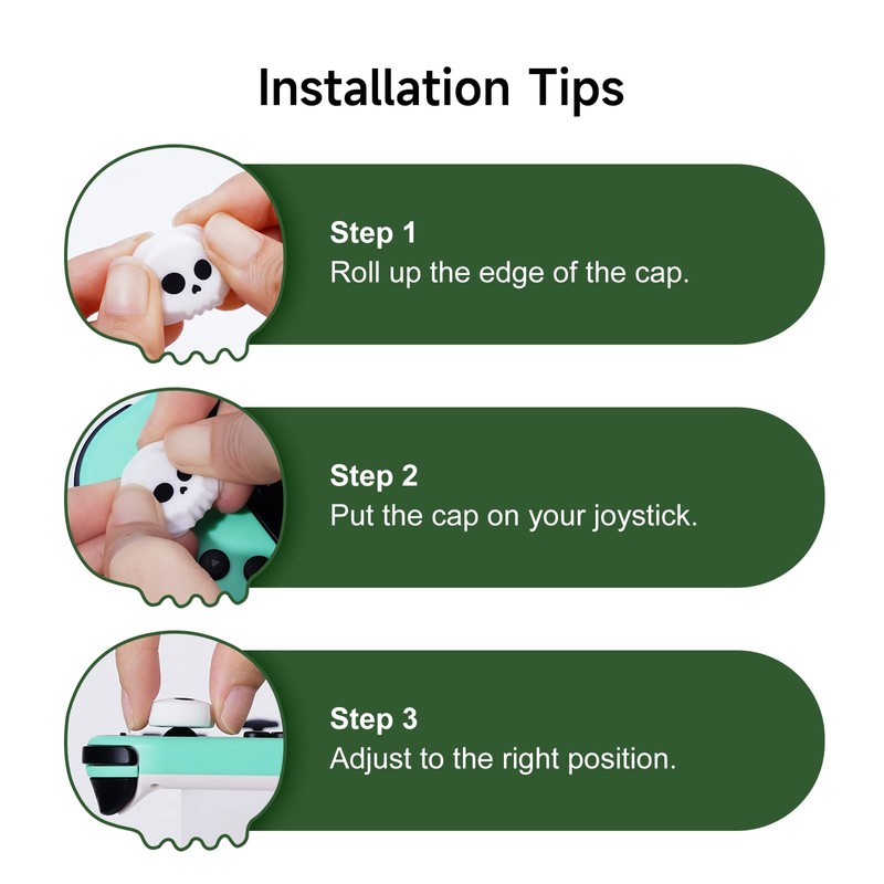 Joystick Caps, Pack of 4 Controller Stick Caps, Thumb Grips