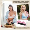 SATINIOR 6 Pcs Cotton Bra Liner Sweat Wick Rectangle Breathable