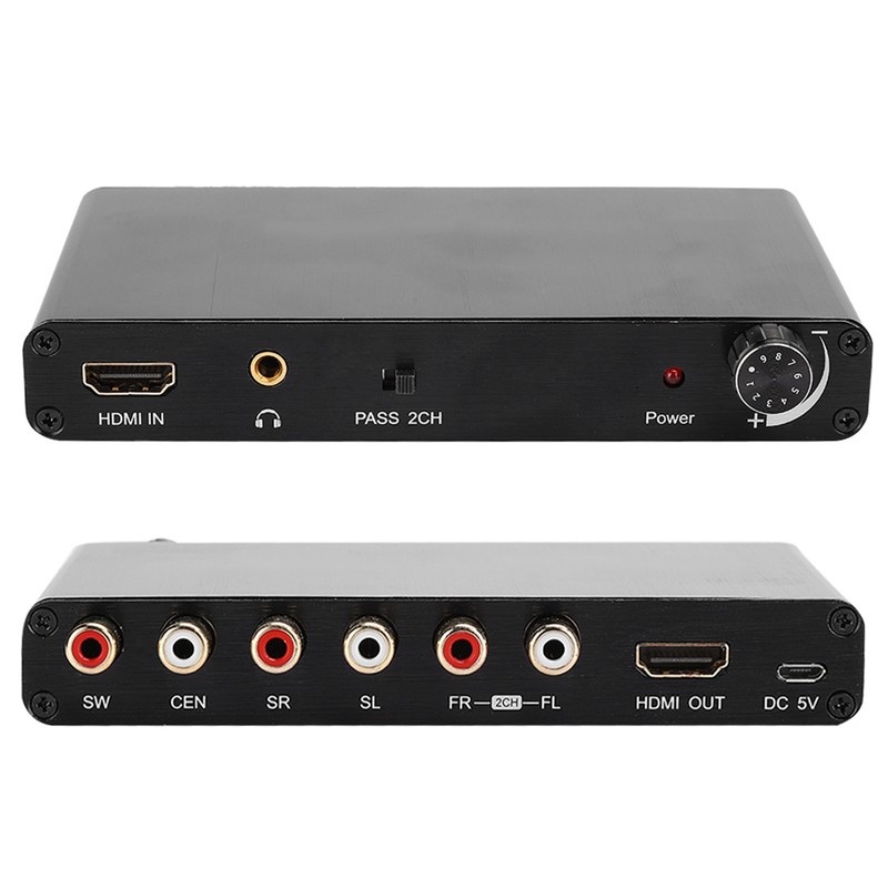 4K 3D HDMI 5.1 to Analog Output Digital Audio Decoder