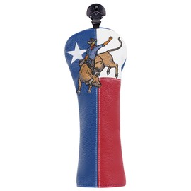 LZFAN Golf Club Head Cover Golf Head Cover Driver Headcover Fairway Wood Headcover Hybrid Club Head Cover Texas