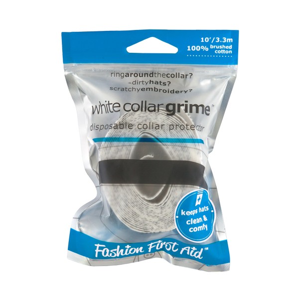 White Collar Grime: The ORIGINAL Disposable Cotton Hat and Collar Protector 10' USA Made