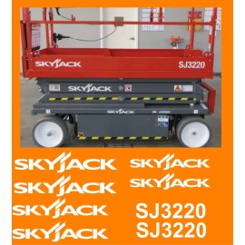 Aftermarket Skyjack SJ3220 Scissor Lift Replacement Decal Kit Lift
