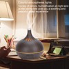 Wood Grain Home Humidifier Ultrasonic Aroma Diffuser with LED Light