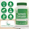 Health Thru Nutrition Complejo de curcumina y cúrcuma 500 mg