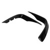 Front Bumper Wind Knife Fin Car Gloss Black Fog Light