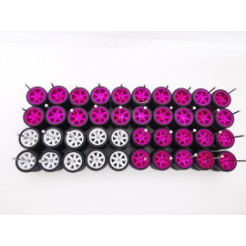 Samed Wheels 20 set ECO Samed Wheels k-wheel, 7 and 6 spoke ECO color mix, clearance #211