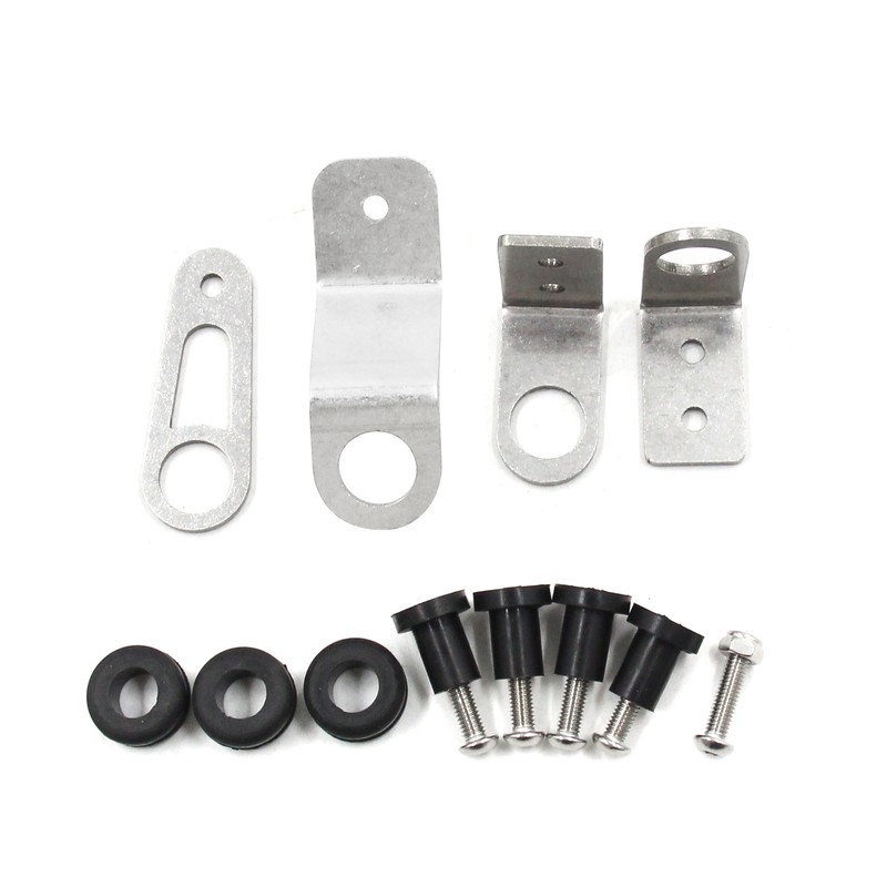 Bolt on Radiator Bracket Kit Replacement for Honda Civic 1992-2000