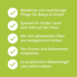 Thymianbalsam mit Myrte für Kinder 25 g - Bewährter Pflegebalsam in der kalten Jahreszeit für Kinder und Babys