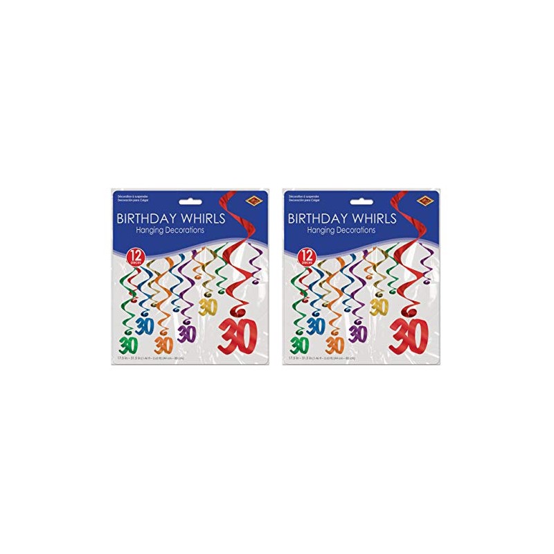 "30" Whirls Pack of 2