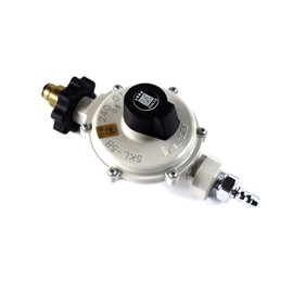 Single-stage regulator for LP gas with hose end, Katsura Seiki Seisakusho, Rubber