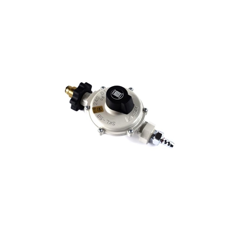 Single-stage regulator for LP gas with hose end, Katsura Seiki