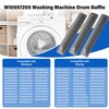 (3 Pack) W10597205 Washing Machine Drum Baffle Compatible With Whirlpool