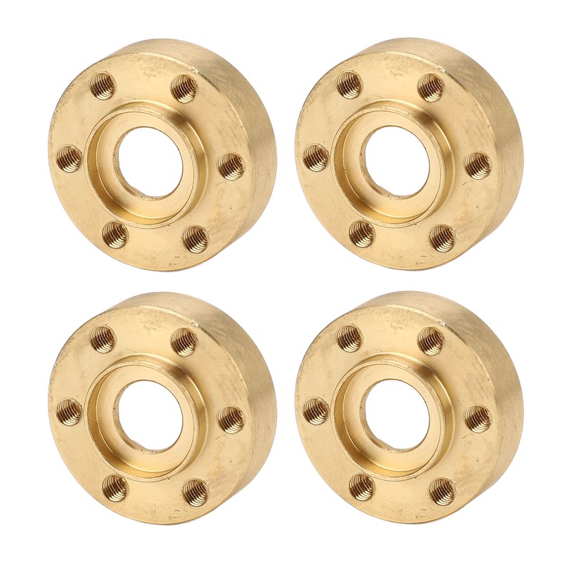 4PCS RC Wheel Hex Hub Adapter 1.9 2.2in Rustproof Widen