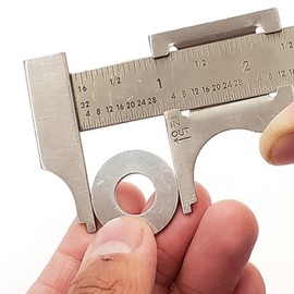 General Tools Slide Caliper #729, 16th and 32nd Graduation, 0 to 4-Inch Range, Inside and Outside Measurement